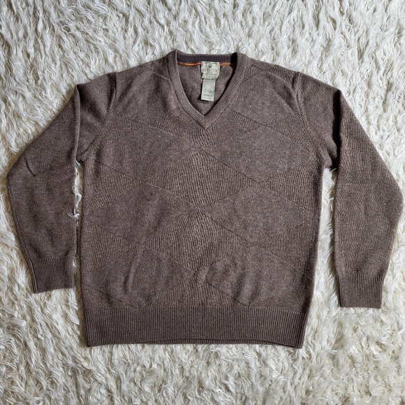 Beretta V-Neck Shooting Lambswool Sweater Men’s XL - Picture 1 of 16